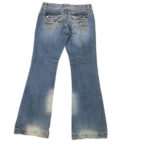 Vintage Unionbay Y2k Low Rise Bootcut Jeans Flare‎ Denim 34 Inseam Womens Size 9